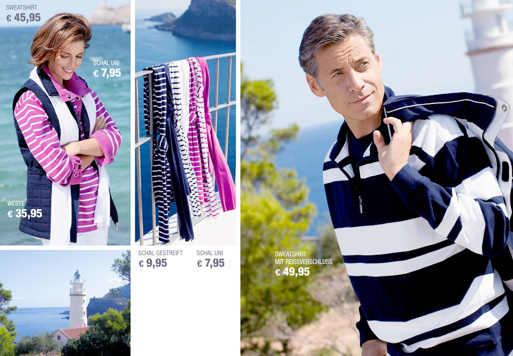 6/6 Fashion photographer produce a catalogue for fashion label wind in spain with models Adi and Gerd