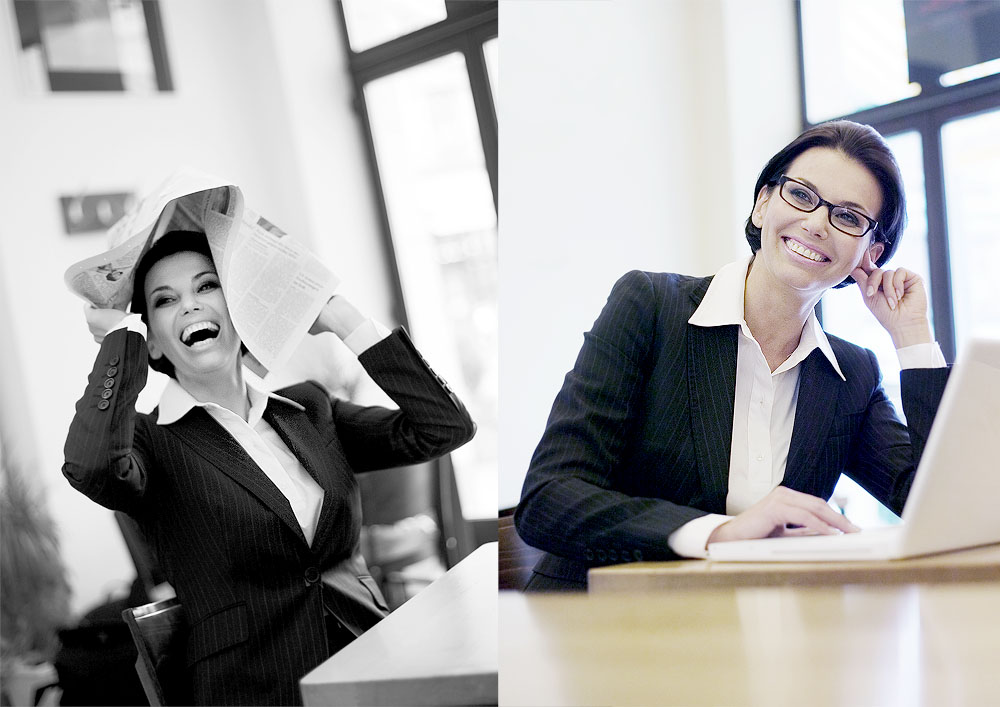 5/9 Photographer Daniel Gieseke shows various portraits for business reports and public relations