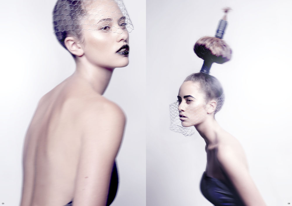 3/3 Beauty series for freework in Hannover with photo model Thijsiena by Most Wanted Models. Hair and make up by Avril Paul