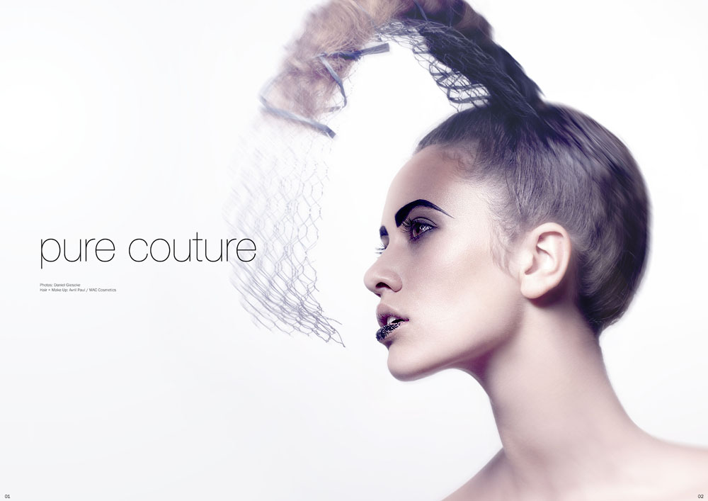 1/3 Beauty series for freework in Hannover with photo model Thijsiena by Most Wanted Models. Hair and make up by Avril Paul