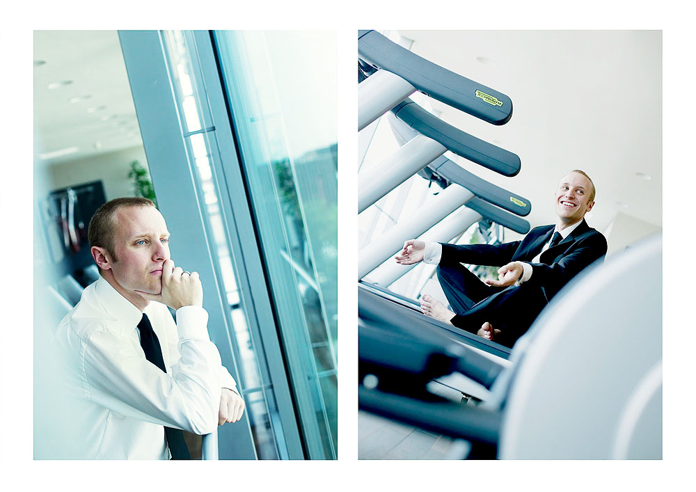 3/9 Photographer Daniel Gieseke shows various portraits for business reports and public relations