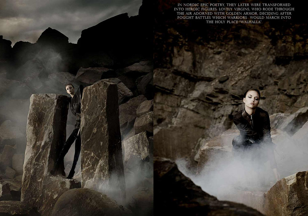 5/8 Editorial for fashion magazine Finetaste. Hair and make up by Lars Rüffert and fashion styling by Guliya Baykieva